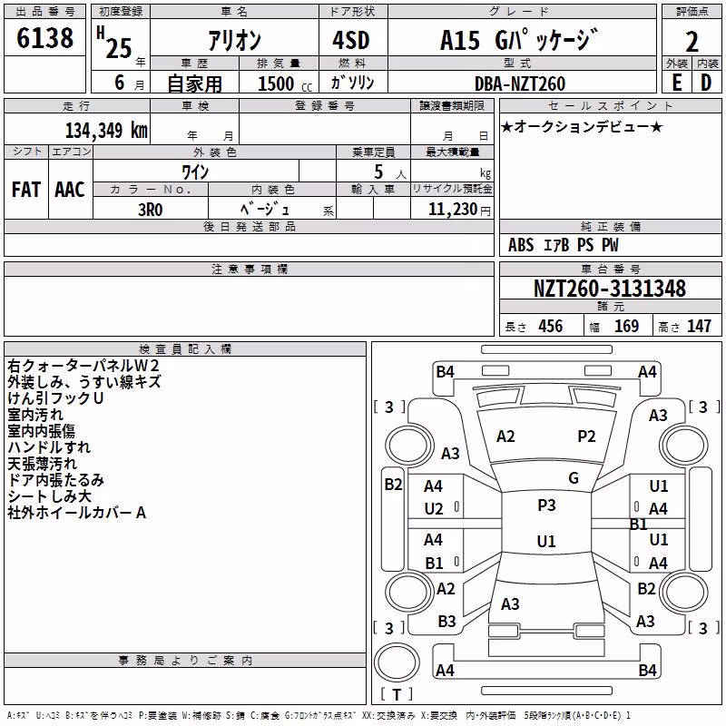 TOYOTA ALLION