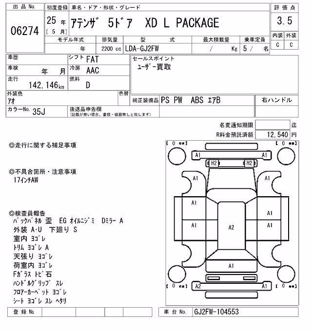 MAZDA ATENZA
