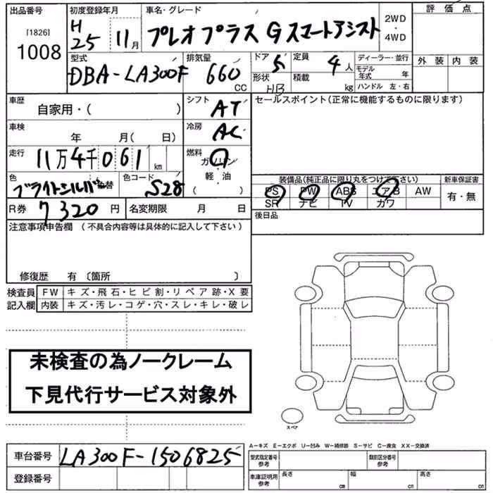 SUBARU PLEO PLUS