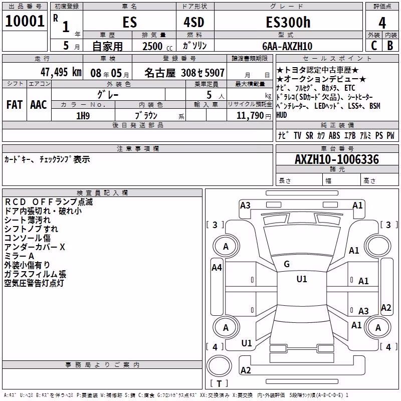 LEXUS ES300H