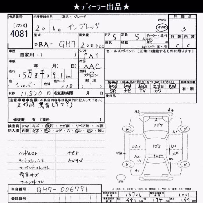 SUBARU IMPREZA