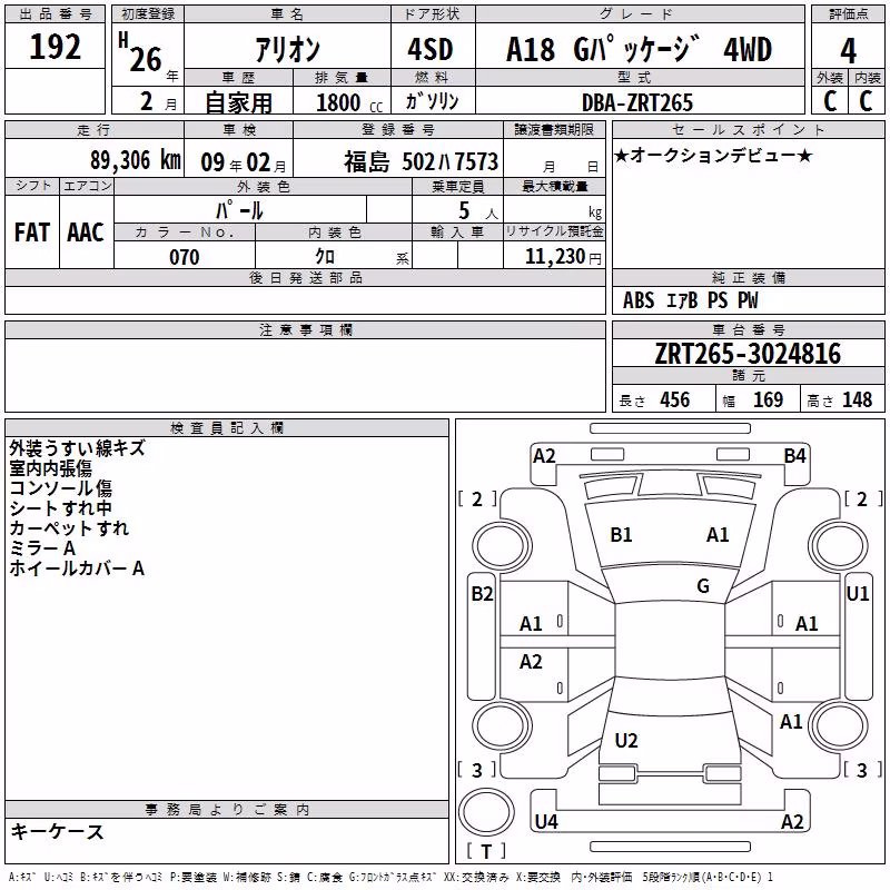 TOYOTA ALLION