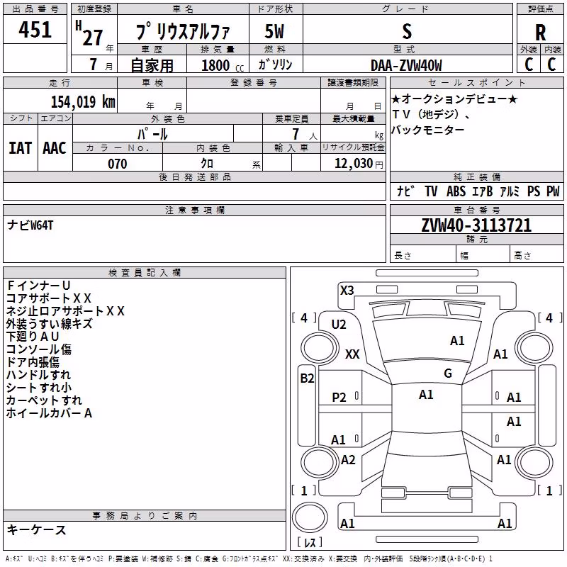 TOYOTA PRIUS ALPHA