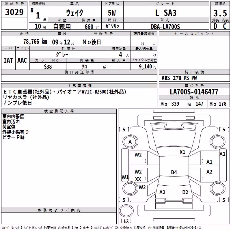 DAIHATSU WAKE