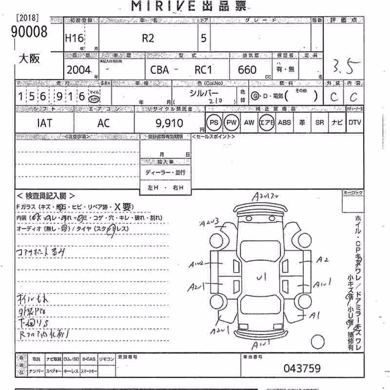 SUBARU R2