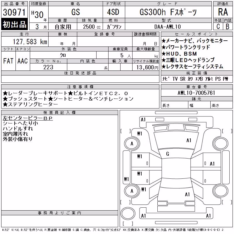 LEXUS GS300H