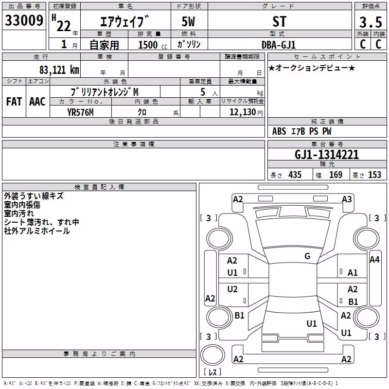HONDA AIRWAVE