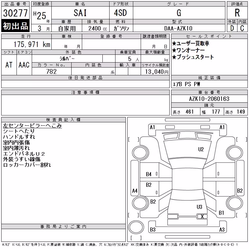TOYOTA SAI