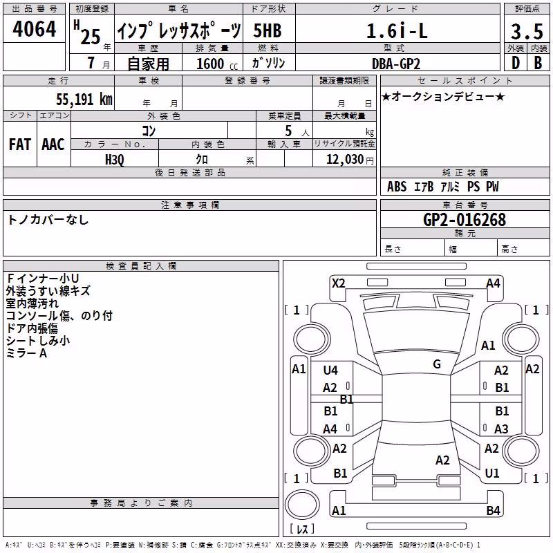 SUBARU IMPREZA