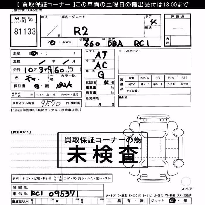 SUBARU R2
