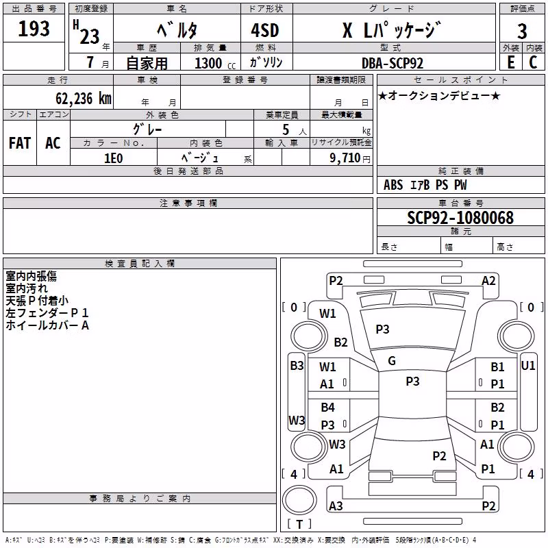 TOYOTA BELTA