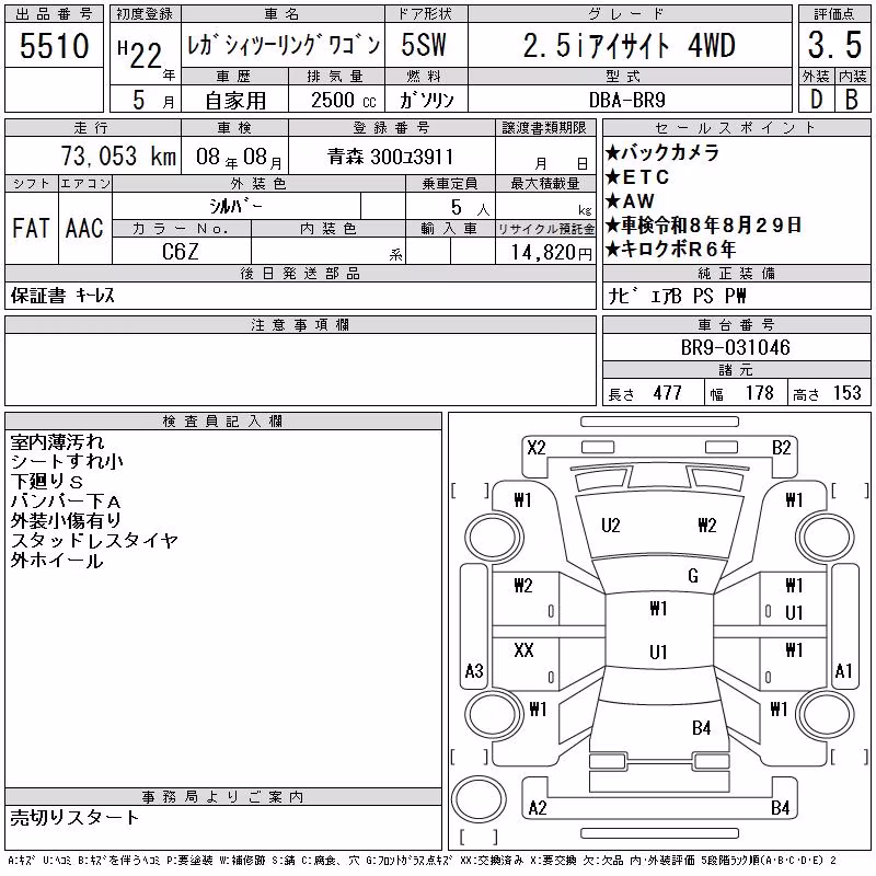 SUBARU LEGACY