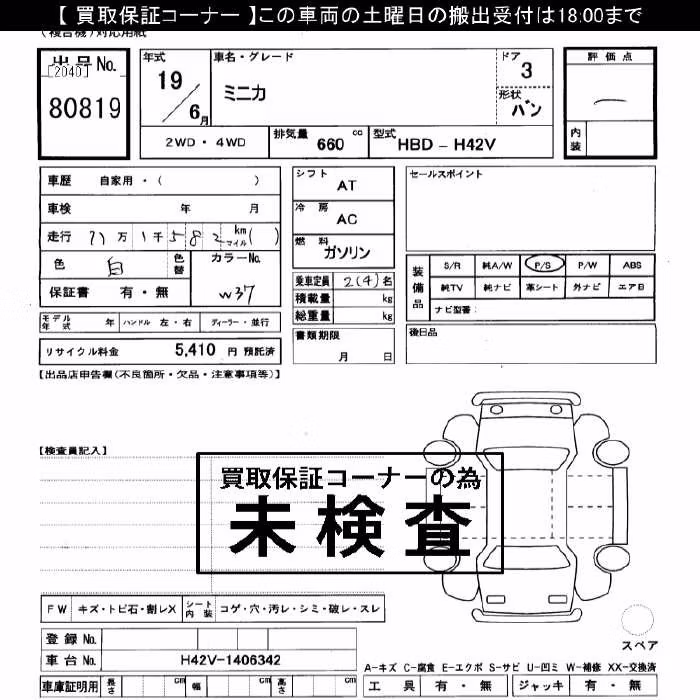 MITSUBISHI MINICA