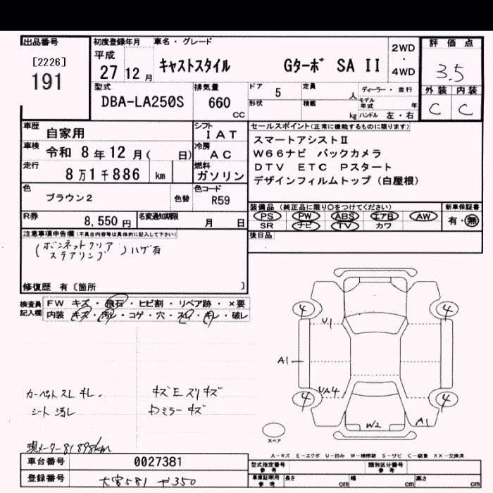 DAIHATSU CAST