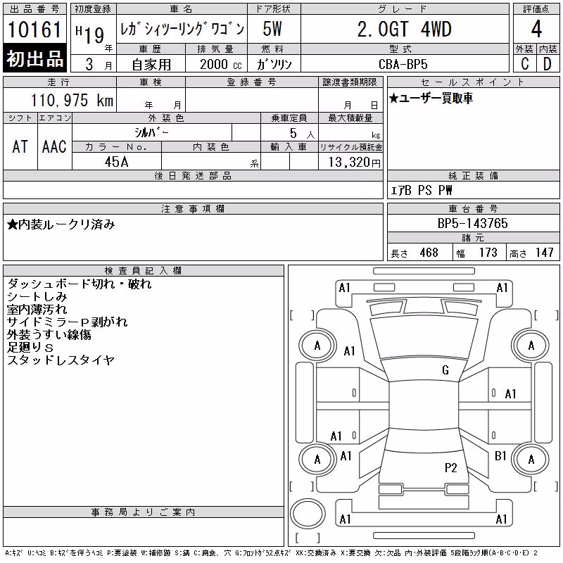 SUBARU LEGACY