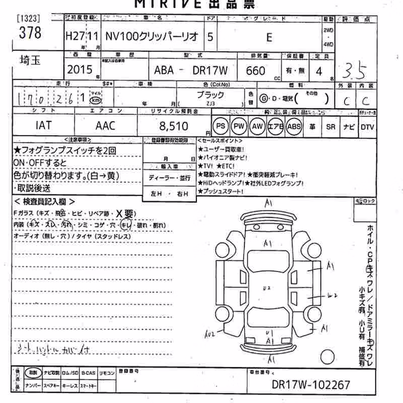 NISSAN NV100 CLIPPER