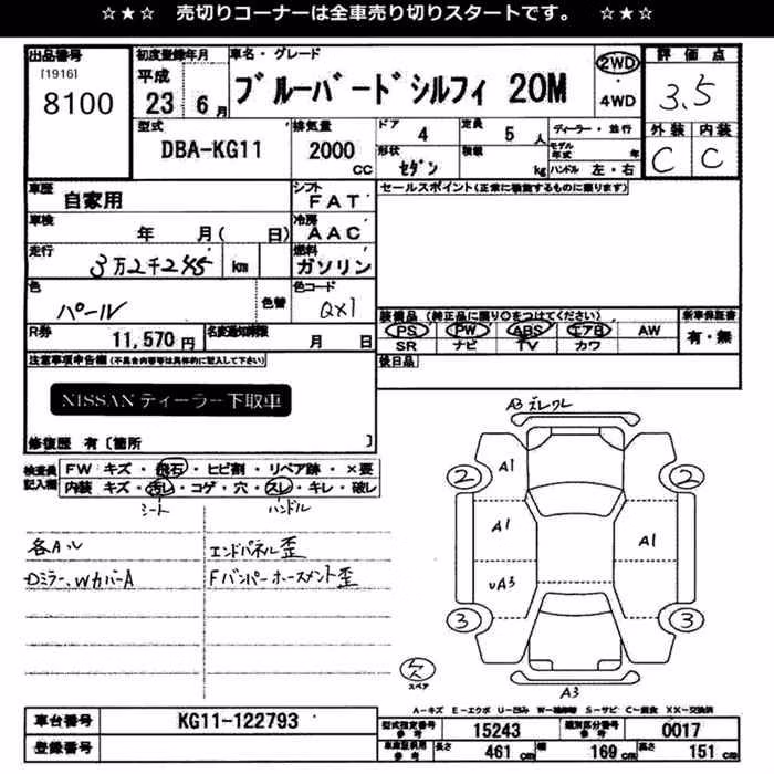 NISSAN BLUEBIRD SYLPHY