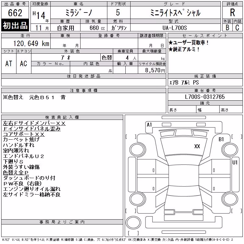 DAIHATSU MIRA GINO