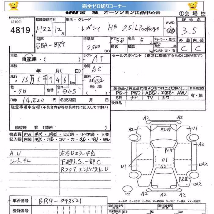 SUBARU LEGACY