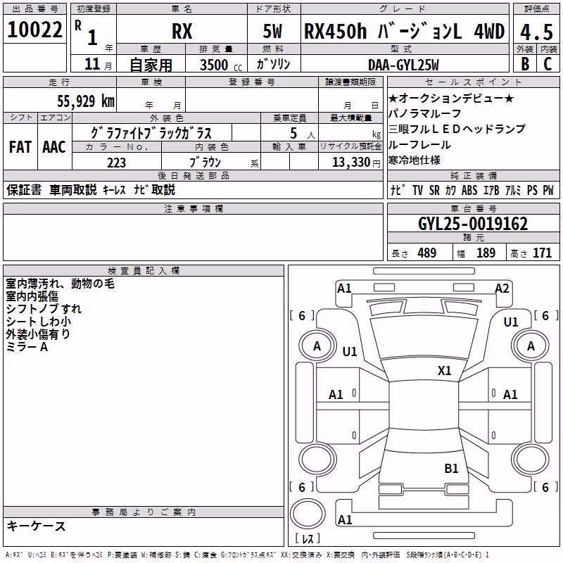 LEXUS RX450H