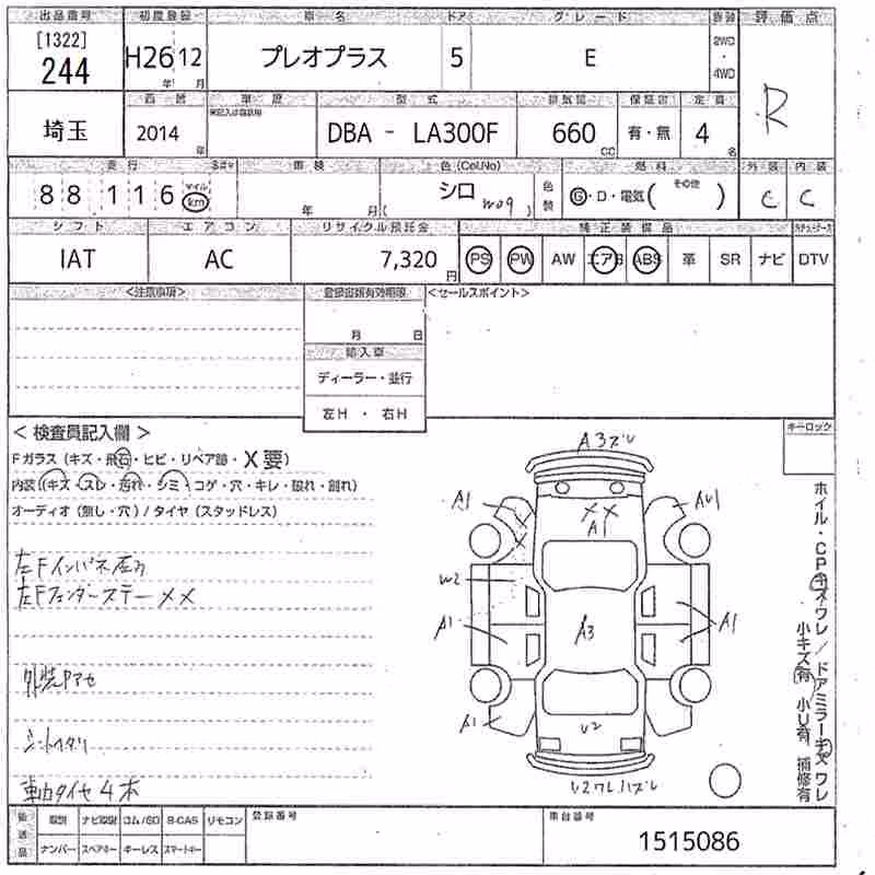 SUBARU PLEO PLUS