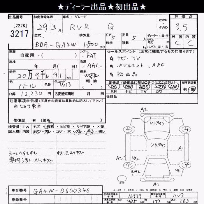 MITSUBISHI RVR