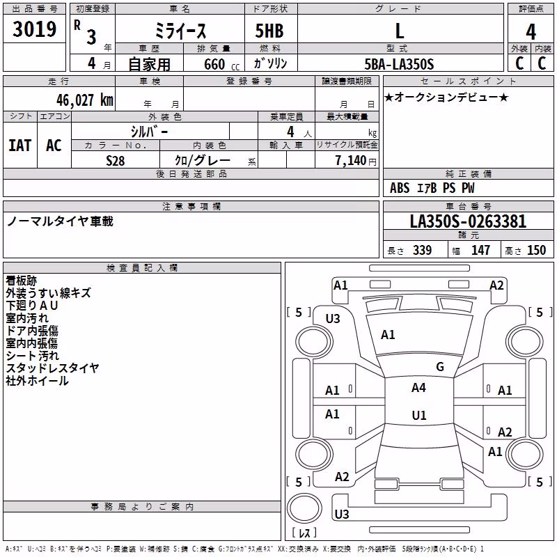 DAIHATSU MIRA E:S