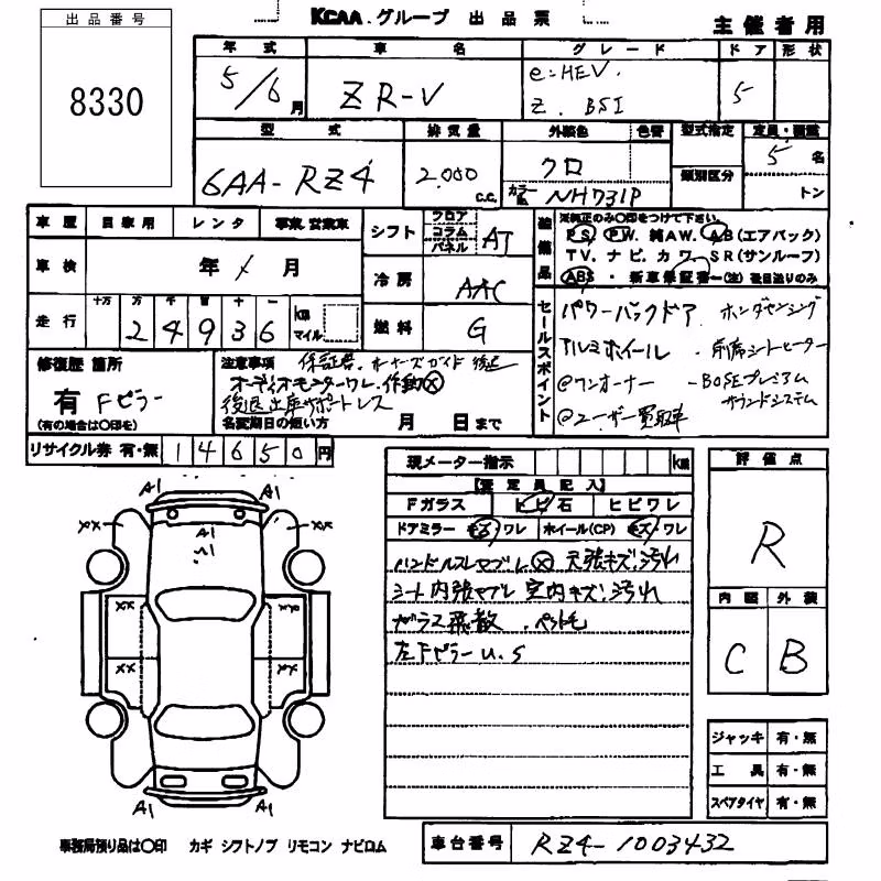HONDA ZR-V