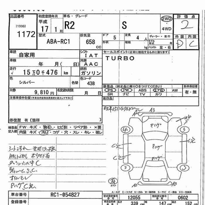 SUBARU R2