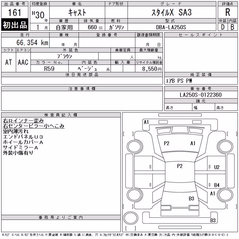 DAIHATSU CAST