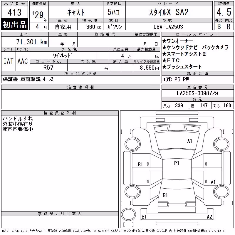 DAIHATSU CAST