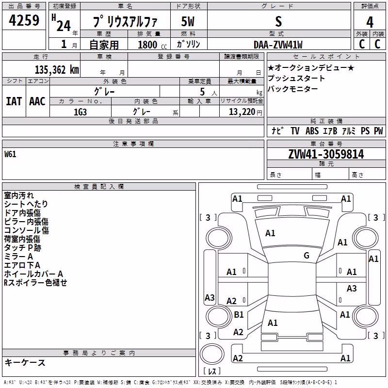 TOYOTA PRIUS ALPHA