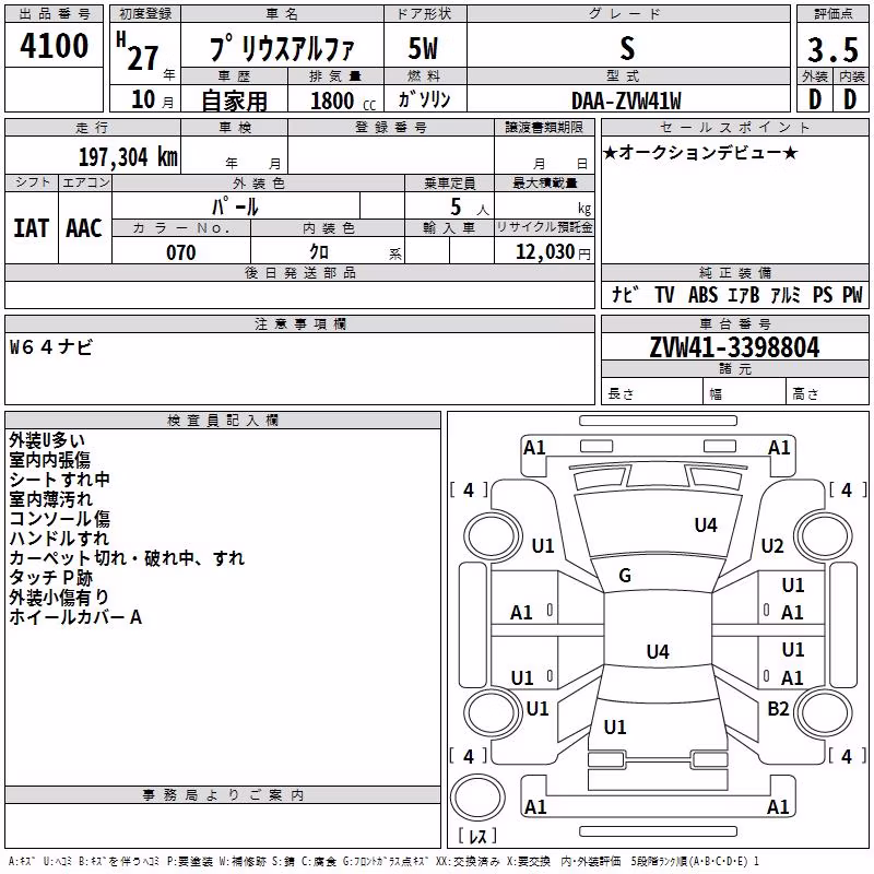 TOYOTA PRIUS ALPHA