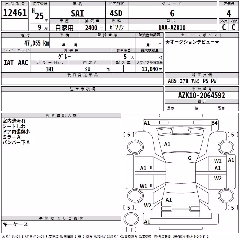 TOYOTA SAI