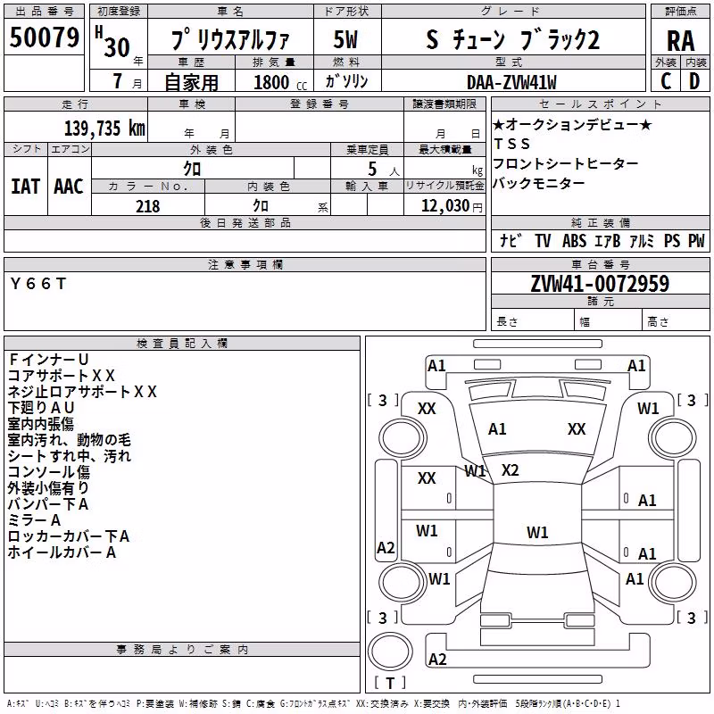 TOYOTA PRIUS ALPHA
