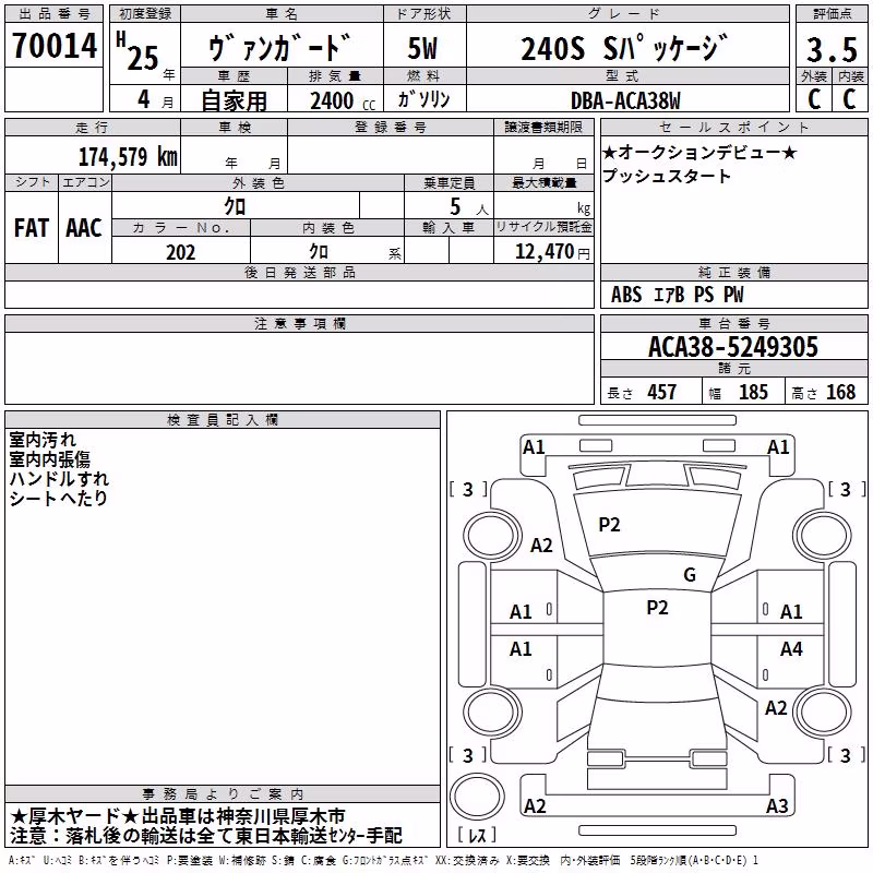 TOYOTA VANGUARD