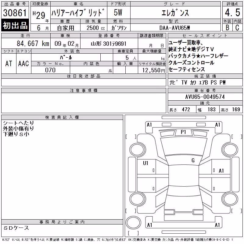 TOYOTA HARRIER