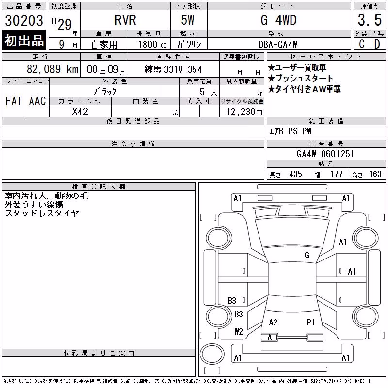 MITSUBISHI RVR