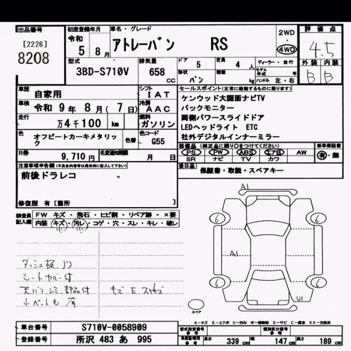 DAIHATSU ATRAI