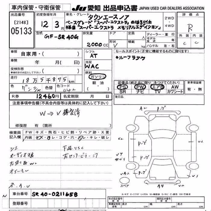 TOYOTA TOWN ACE NOAH