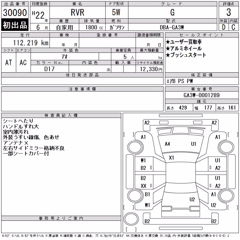 MITSUBISHI RVR