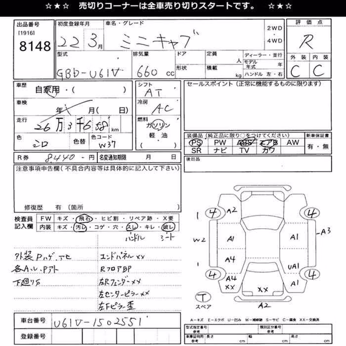 MITSUBISHI MINICAB