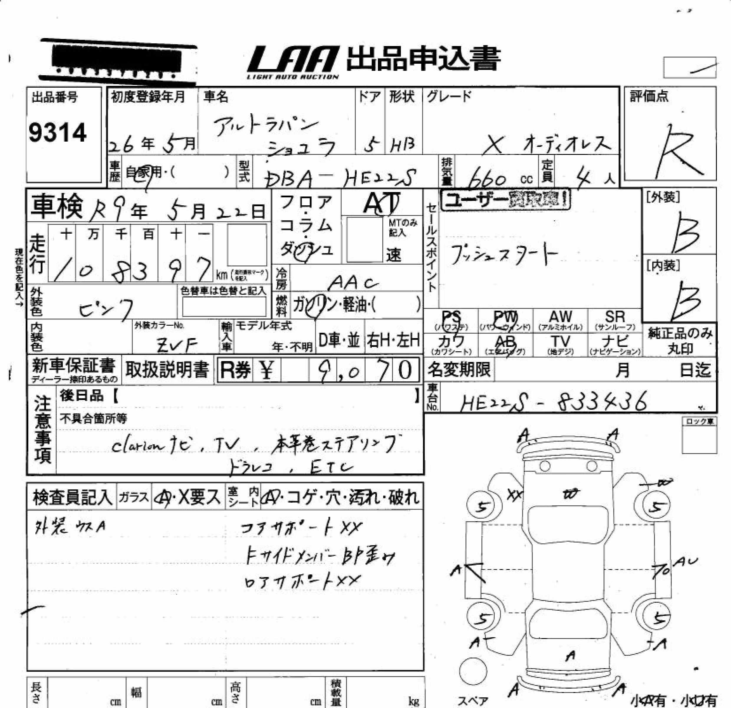 SUZUKI ALTO LAPIN