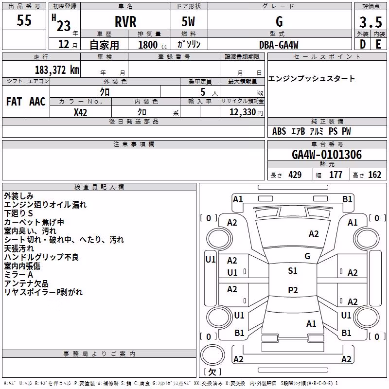MITSUBISHI RVR