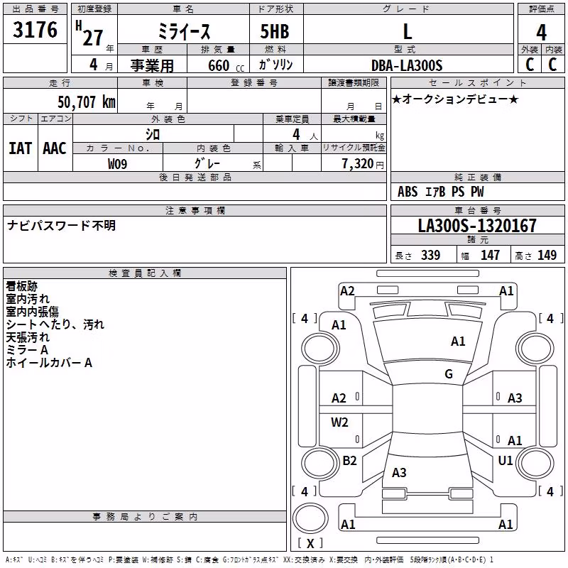 DAIHATSU MIRA E:S