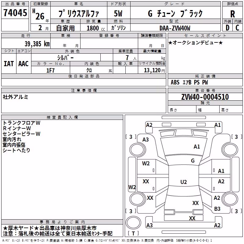 TOYOTA PRIUS ALPHA