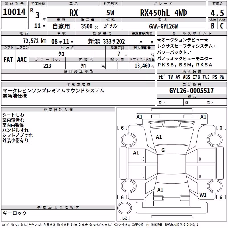 LEXUS RX450HL