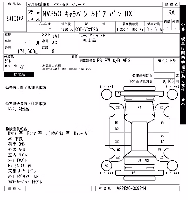 NISSAN NV350 CARAVAN