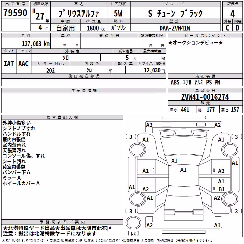 TOYOTA PRIUS ALPHA