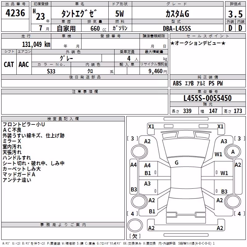 DAIHATSU TANTO EXE